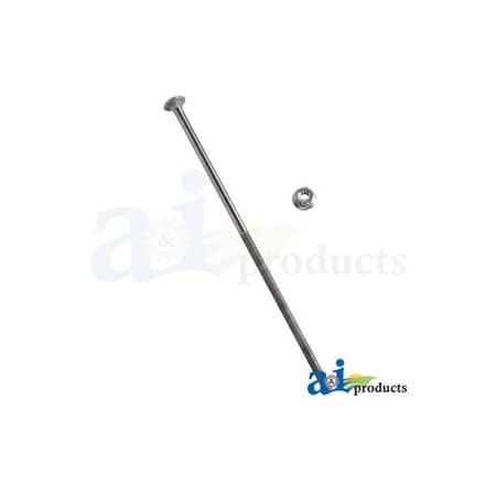 A & I Products 1/4" x 7.5" Carriage Bolt 2" x7" x1" A-CBOLT75